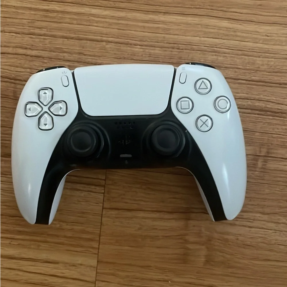 White and Black Gaming Console